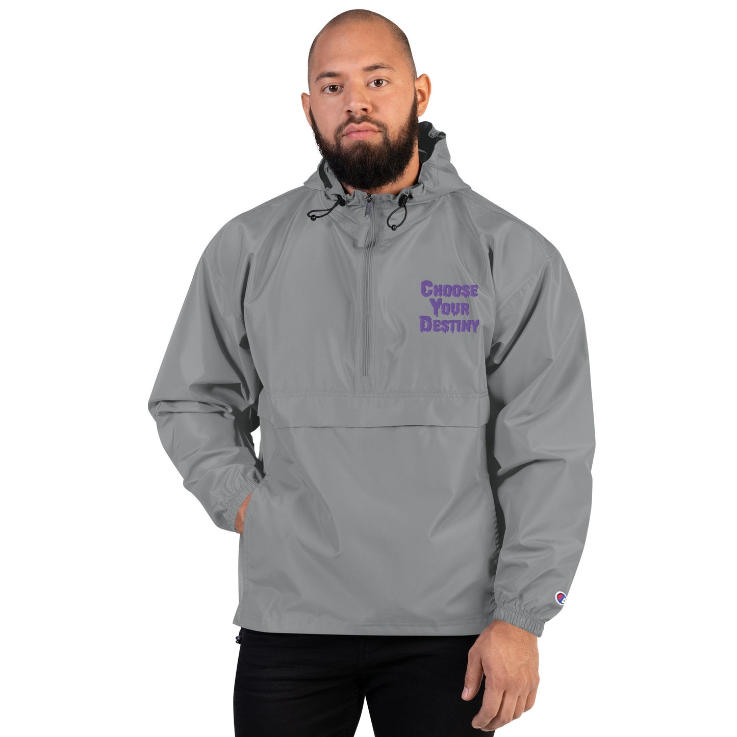 Choose Embroidered Champion Packable Jacket