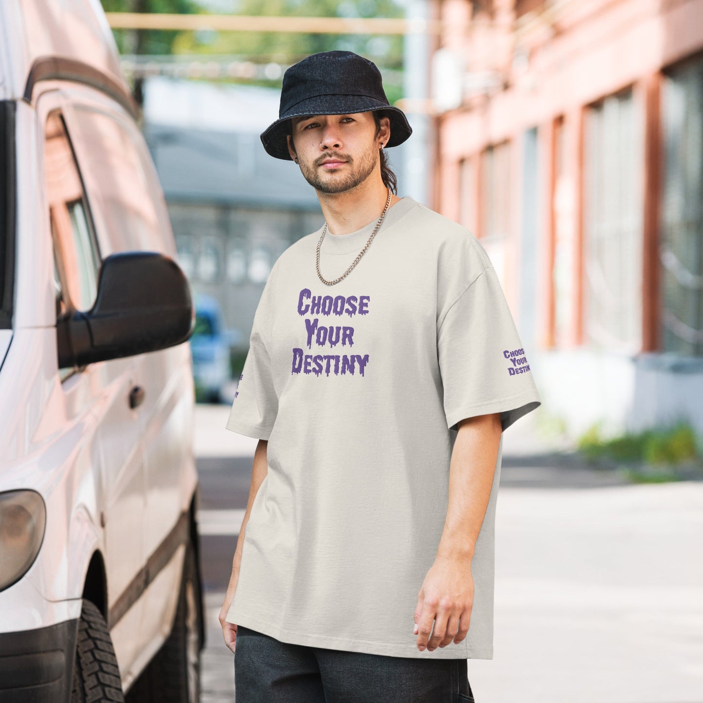 Choose Oversized faded